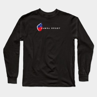 Minimalist Rugby Part 2 #013 - Samoa Rugby Fan Long Sleeve T-Shirt